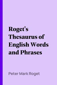 Roget's Thesaurus of English Words and Phrases_cover