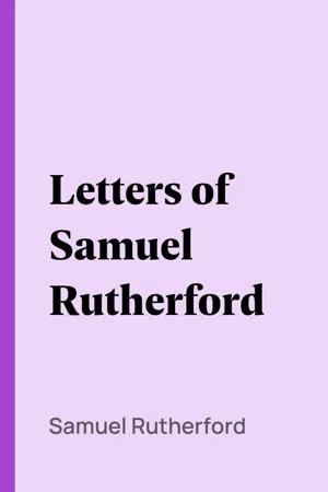 Letters of Samuel Rutherford