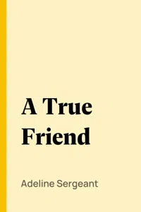 A True Friend_cover