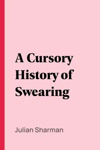 A Cursory History of Swearing_cover