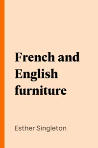 French and English furniture_cover