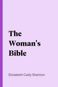 The Woman's Bible_cover