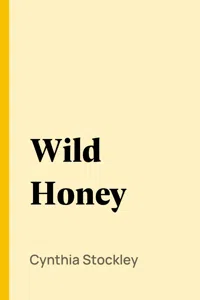 Wild Honey_cover