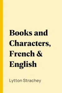 Books and Characters, French & English_cover