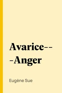 Avarice--Anger_cover