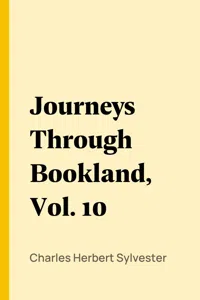 Journeys Through Bookland, Vol. 10_cover