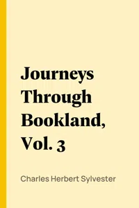 Journeys Through Bookland, Vol. 3_cover