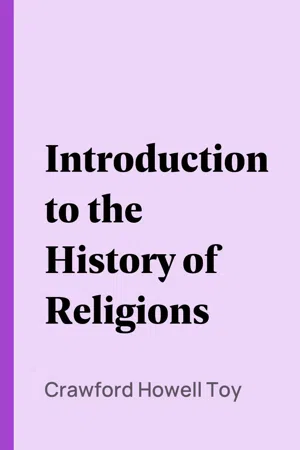 Introduction to the History of Religions