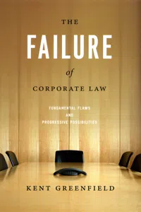 The Failure of Corporate Law_cover