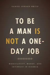 To Be a Man Is Not a One-Day Job_cover