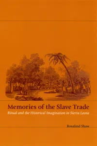 Memories of the Slave Trade_cover