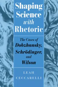 Shaping Science with Rhetoric_cover