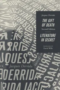 The Gift of Death, Second Edition & Literature in Secret_cover
