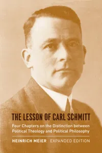 The Lesson of Carl Schmitt_cover