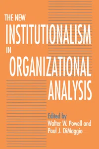 The New Institutionalism in Organizational Analysis_cover