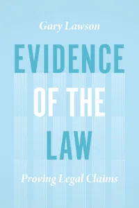 Evidence of the Law_cover