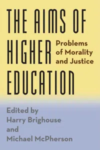 The Aims of Higher Education_cover