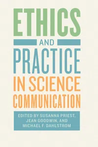 Ethics and Practice in Science Communication_cover