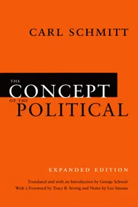 The Concept of the Political_cover