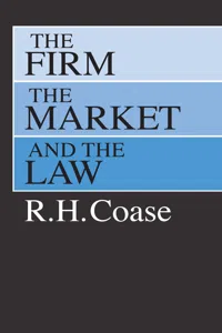 The Firm, the Market, and the Law_cover