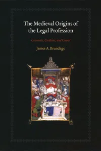 The Medieval Origins of the Legal Profession_cover