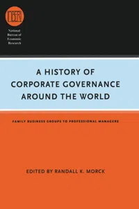 A History of Corporate Governance around the World_cover