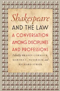 Shakespeare and the Law_cover