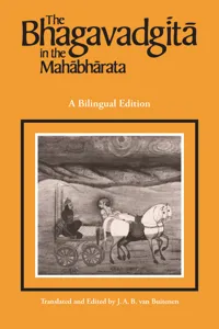 The Bhagavadgita in the Mahabharata_cover