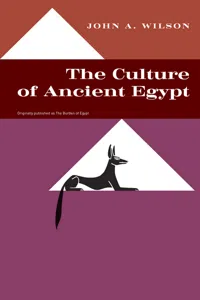 The Culture of Ancient Egypt_cover