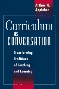 Curriculum as Conversation_cover