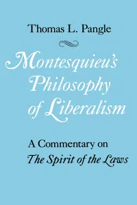 Montesquieu's Philosophy of Liberalism_cover