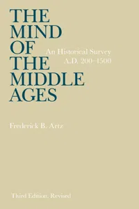 The Mind of the Middle Ages_cover