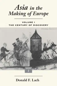 Asia in the Making of Europe, Volume I_cover