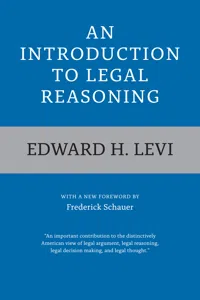 An Introduction to Legal Reasoning_cover