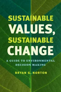 Sustainable Values, Sustainable Change_cover
