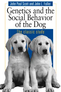 Genetics and the Social Behaviour of the Dog_cover