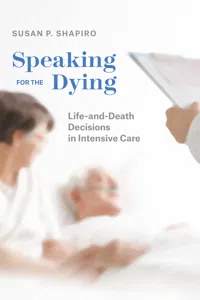 Speaking for the Dying_cover