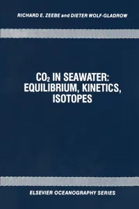 CO2 in Seawater: Equilibrium, Kinetics, Isotopes_cover