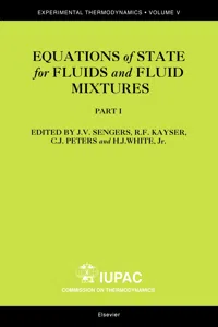 Equations of State for Fluids and Fluid Mixtures_cover