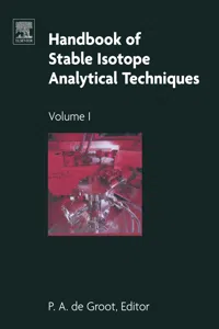Handbook of Stable Isotope Analytical Techniques_cover
