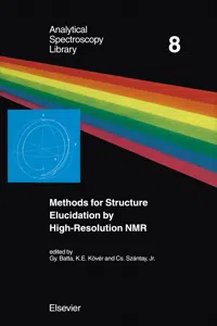 Methods for Structure Elucidation by High-Resolution NMR_cover