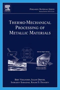 Thermo-Mechanical Processing of Metallic Materials_cover