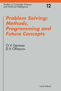 Problem Solving: Methods, Programming and Future Concepts_cover