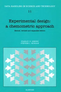 Experimental Design: A Chemometric Approach_cover
