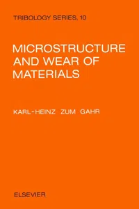 Microstructure and Wear of Materials_cover