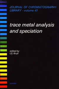 Trace Metal Analysis and Speciation_cover