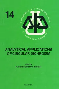 Analytical Applications of Circular Dichroism_cover