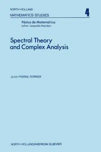 Spectral Theory and Complex Analysis_cover