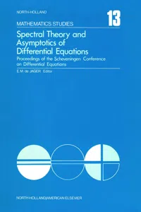 Spectral Theory and Asymptotics of Differential Equations_cover