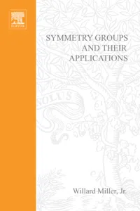 Symmetry Groups and Their Applications_cover